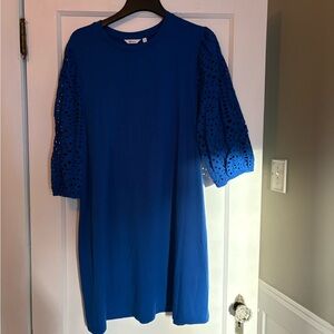 Reitmans Royal Blue Long Sleeve Dress